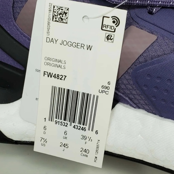 Adidas Day Jogger Originals Women's Sneakers Shoes Size Multi Purple FW4827 New - Picture 12 of 12